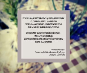 Rydzyński Jarmark Wielkanocny – odwołany