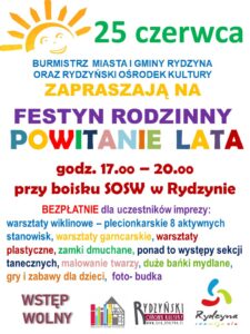 Festyn Rodzinny Powitanie Lata