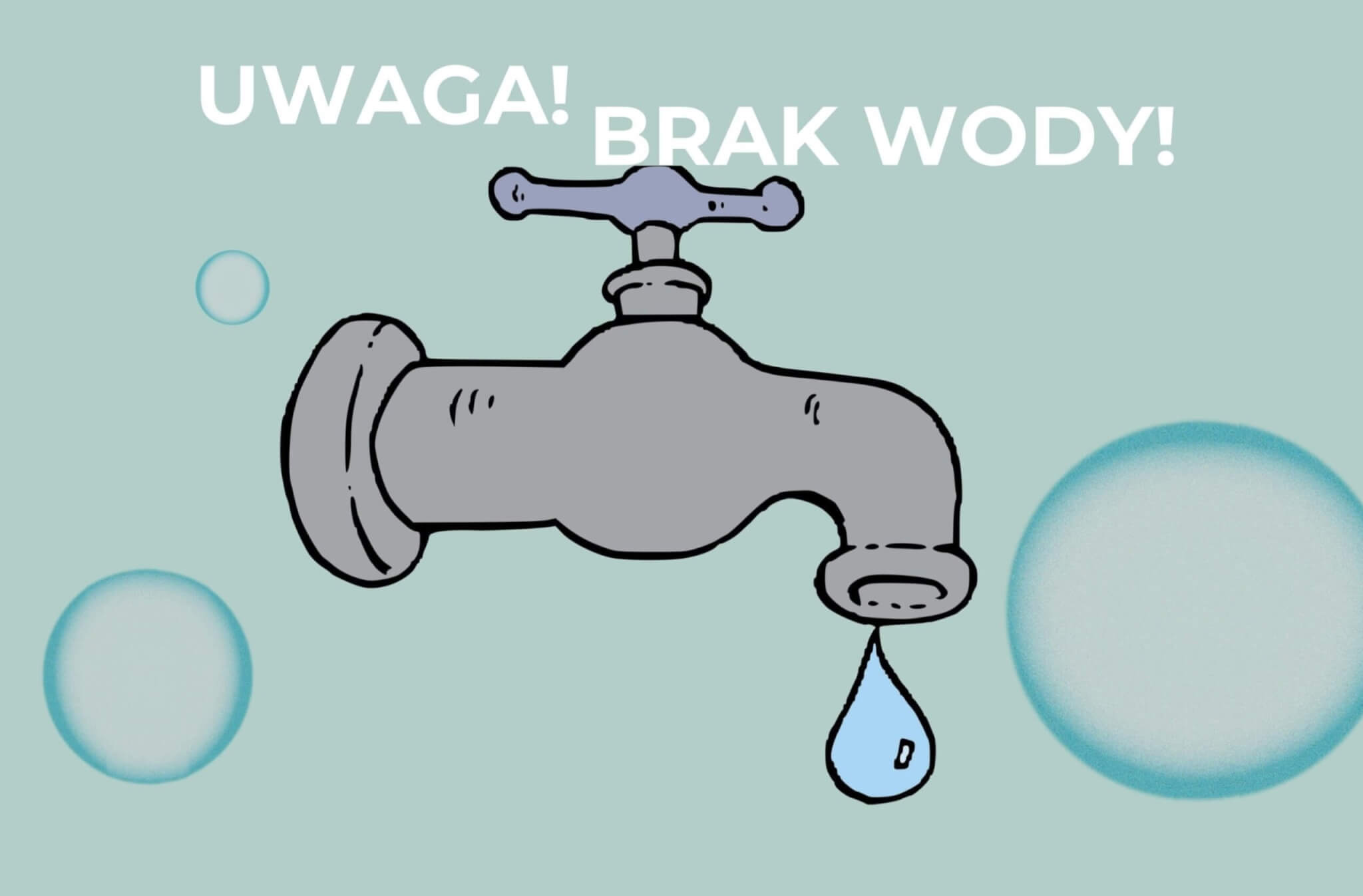 Przerwy w dostawie wody obręb przepompowni Dąbcze -23 listopada